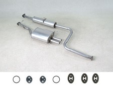 Klarius auspuff set - auspuff,
