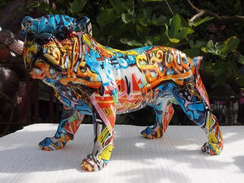 Dekofigur pop art englische - dekofigur,