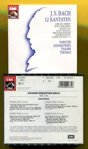 Bach 4cd set - 4cd-set,, 12