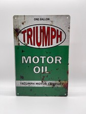 Blechschild Triumph 20x30cm