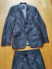 Neu: Masterhand Herrenanzug Hochzeitsanzug Silbergrau Größe 90 / S Anzug