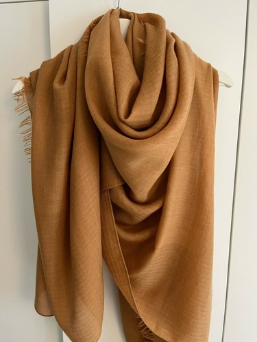 Weiche hermes stola ocker - hermes,