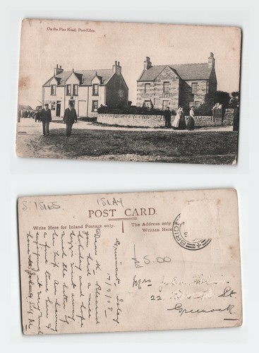 Vintage postkarte port ellen - vintage,