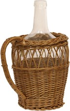 Flasche mit weidenkorb - 2l,