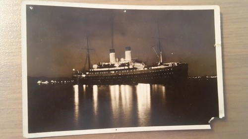 Postkarte motorschiff monte - postkarte,