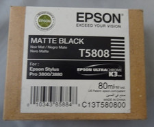 Original Epson C13T580800 / T5808 Tintenpatrone Matte Black für Epson Pro 3800