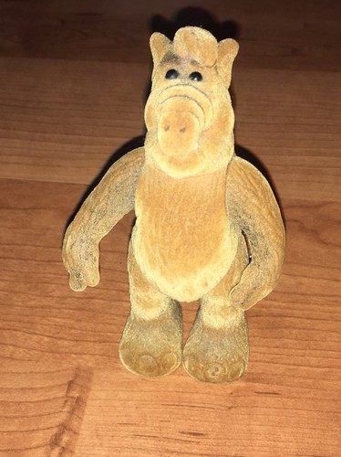 Alf simba geflockte figur - geflockte, 80er