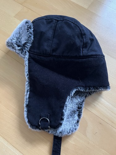 Fliegermütze l schwarz - fliegermütze,