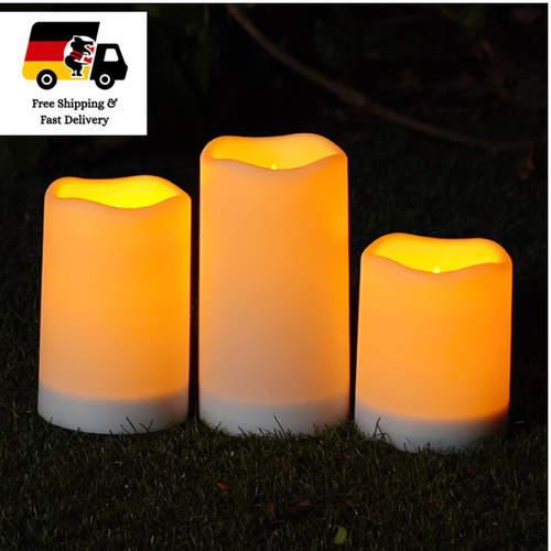 Solarbetriebene kerzen - solarbetriebene,