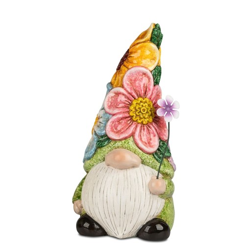 Dekofigur zwerg wichtel flower - dekofigur,