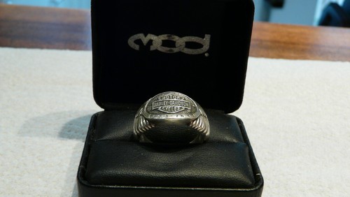 Harley davidson ring silber - davidson,