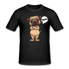 Sturer Mops Hund Herren