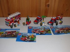Lego - Feuerwehr Konvolut - 7942, 60000, 60001, 60107