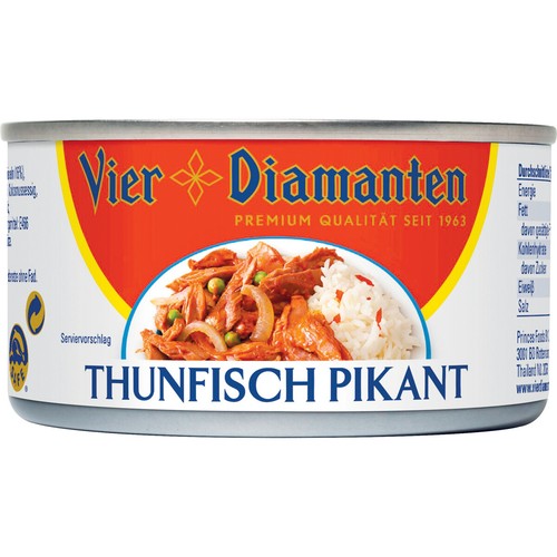 Vier diamanten thunfisch - vier,