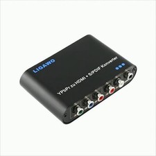 Ligawo 6526612 YpbPr HDMI Konverter - Component HDMI Converter + Audio