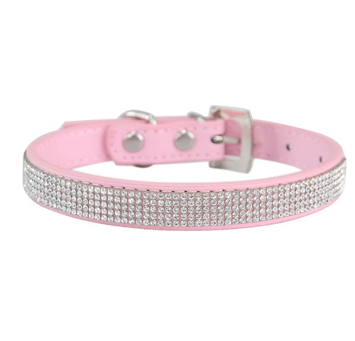 Hundehalsband mit strasssteine - hundehalsband,