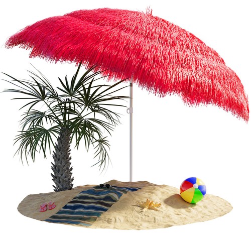 Sonnenschirm hawaii - sonnenschirm,