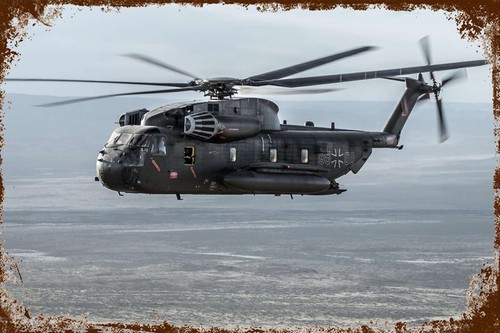 Retro blechschild sikorsky - blechschild,
