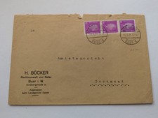 Deutsches Reich Firmenbrief Gelsenkirchen 1931 Rechtsanwalt Böcker 