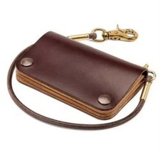 Timeless Geldbörse Oxblood Leather Craftsmanship Rindleder braun neu original