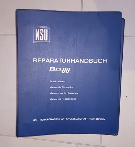 Nsu ro80 reparaturhandbuch - nsu,