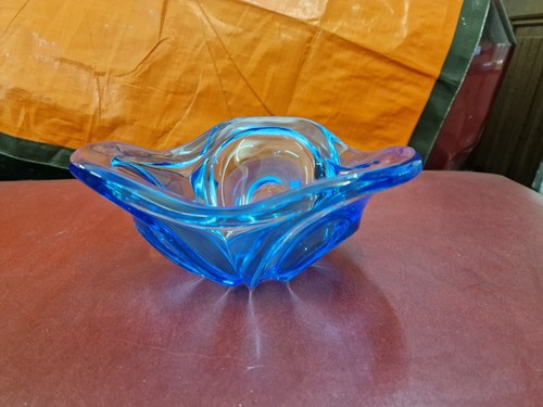 Glasschale blau murano style - blau,