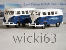 Brekina VW T1 SET Wyker Dampfschiffsreederei Föhr + Amrum Archiv SoMo 69 30 Stck