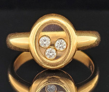 18k yellow gold - yellow, happy