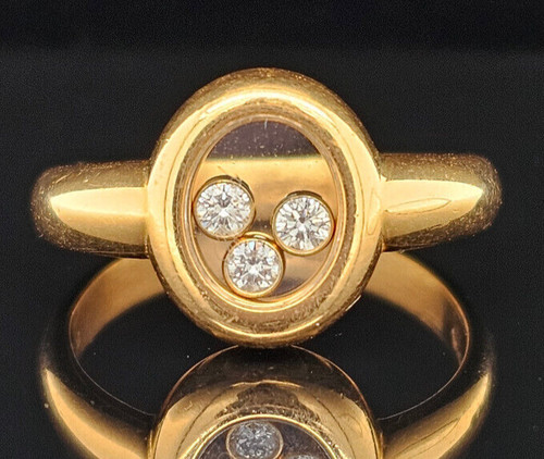 Ring karat gelbgold - ring, 18