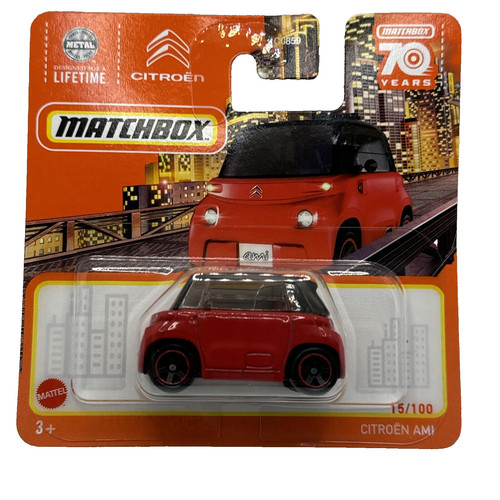 Matchbox citroen ami rot - rot, c0859