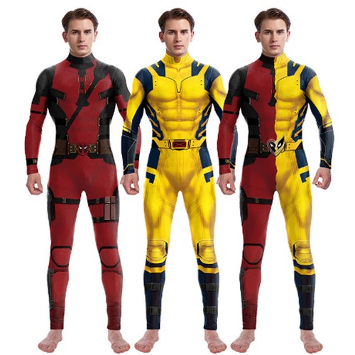 Cosplay deadpool jumpsuit - deadpool, 3