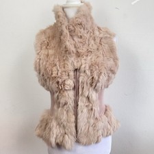 Angora-Fellweste Weste Damen