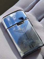 Ronson Varaflame Windlite Atomic – Gasfeuerzeug – Vintage 1960er/Metallic/USA