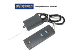 Hörmann Handsender HS(M)-2/4 2-Kanal 868,3 MHz blaueTasten Empfänger 868 MHz