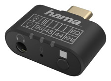 Hama Audio-Adapter, USB-C-Stecker-3,5-mm-Klinke-Buchse,Equalizer,Mikrofon 200302