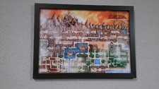 Zelda karte print poster bild - poster,