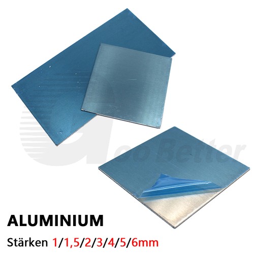 Aluminium platte viereck - aluminium,