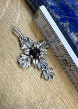 Antiker Anhänger Kreuz Silber