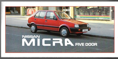 Nissan micra türer 1987 - nissan,