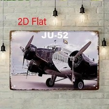 Blechschild Flugzeug Junkers