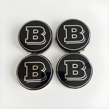4x Brabus Felgenkappen Felgendeckel Nabenkappen Nabendeckel 75mm NEU