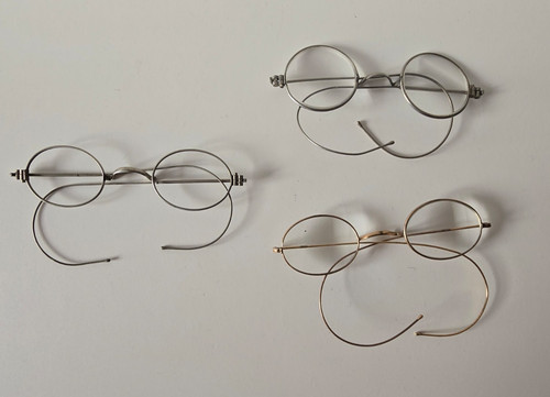 Runde ovale drahtbrille - /,