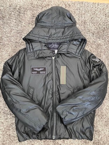 Avirex daunen hoodie jacke - daunen,