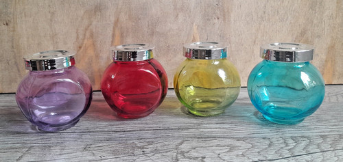 4er mini gläser - mini, bunt