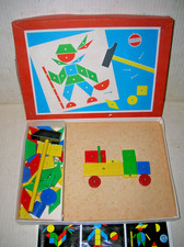 alter HEROS Holzbaukasten