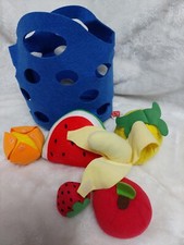 Hape Obstkörbchen Filzkorb