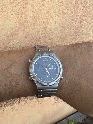 Seiko 7a38 7130 titan - 7a38-7130,