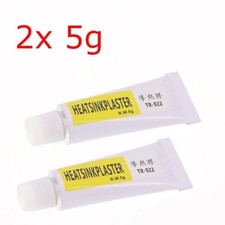 2x Wärmeleitkleber 5g Thermal Adhesive Kühlkörper Chip LED IC Wärmeleitfähig NEU