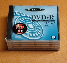DVD Rohlinge DVD+R/RW 4,7 GB 8