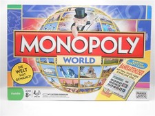 Monopoly World Parker Hasbro Spiel Brettspiel vollständig /R15F5